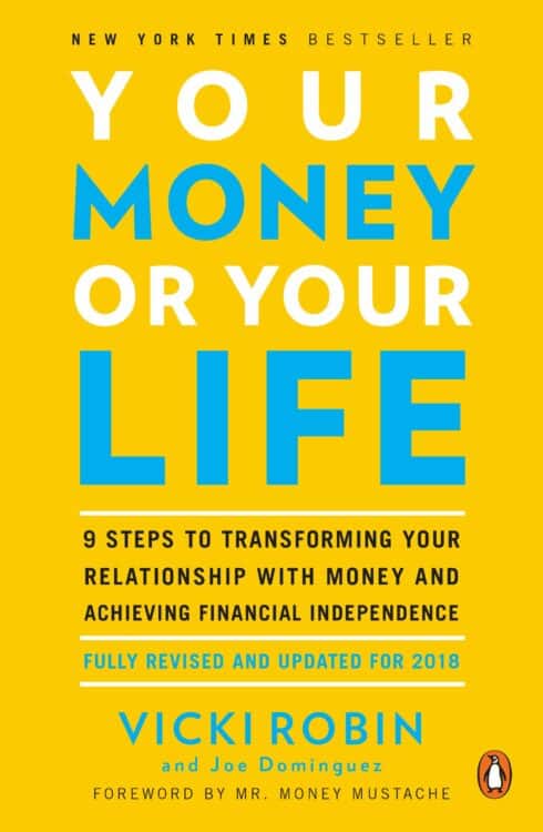 Your Money or Your Life by Vicki Robin cover (updated for 2018)