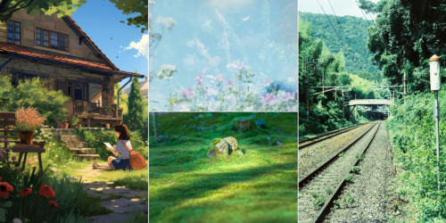 studio ghibli aesthetic inspiration with magical vibes