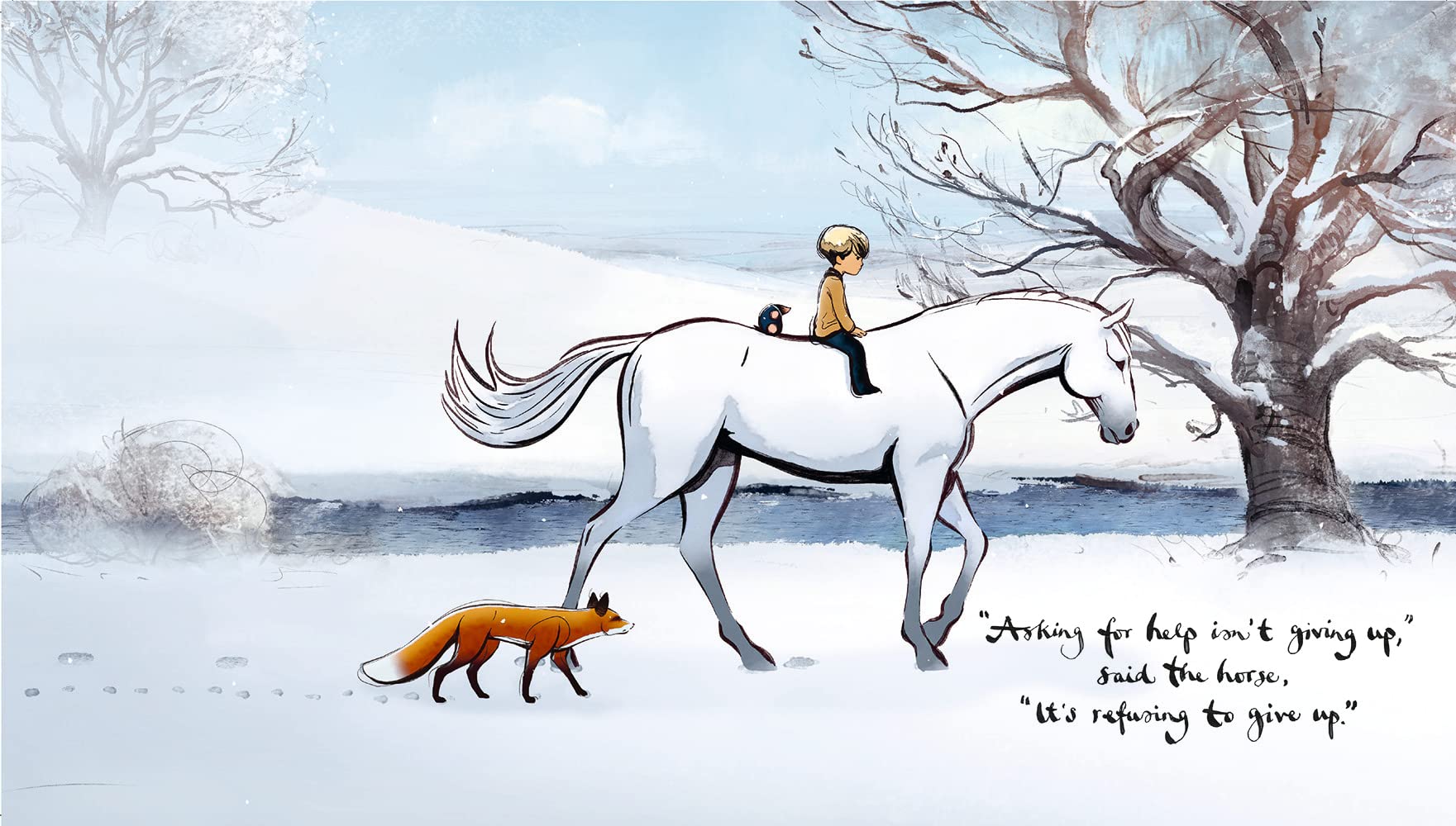 From the book companion to the animated version of The Boy, the Mole, the Fox and the Horse